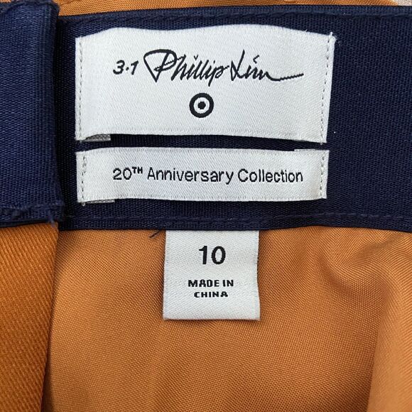 Leopard Print Skirt Size 10 PHILLIP LIM 3.1 for Target Multi-Color Circle Orange - Picture 7 of 12